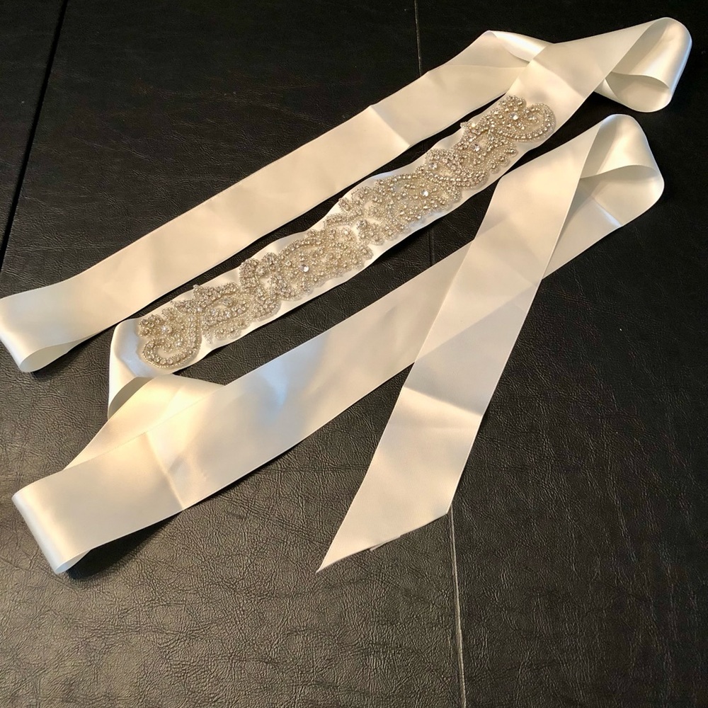 Satin Bridal Dress Sash
